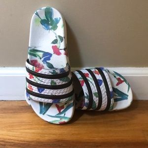 Adidas Floral Slides